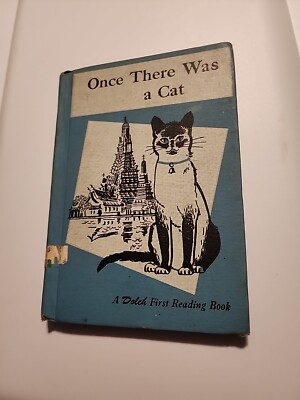 Once There Was A Cat by Edward & Marguerite Dolch (1961, Hardcover) B2