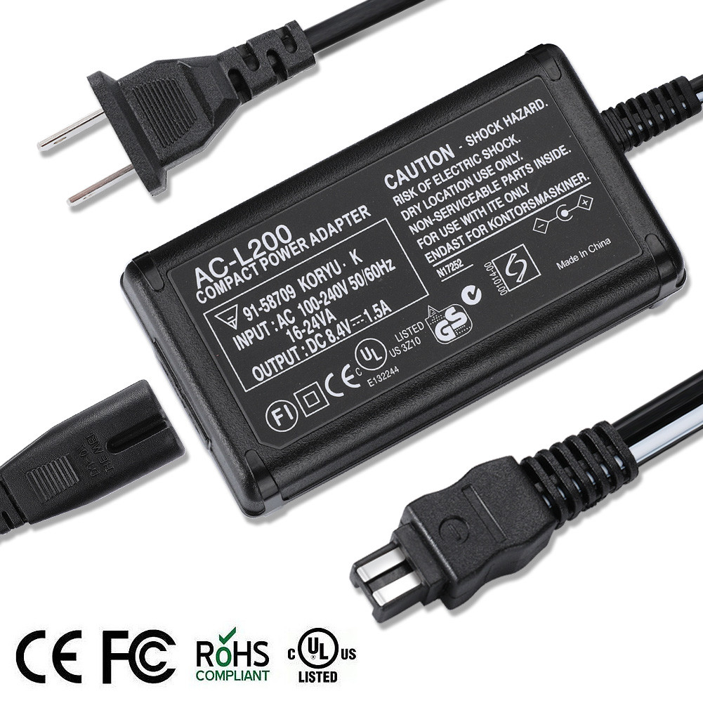 AC Adapter Charger for SONY HDR-XR150 XR150E HDR-XR160 XR160E