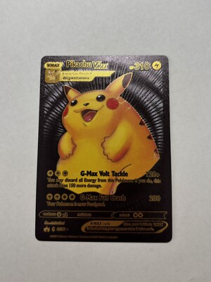 Pikachu Vmax Gigantamax Black Foil Display Card 57/56 M/NM | eBay