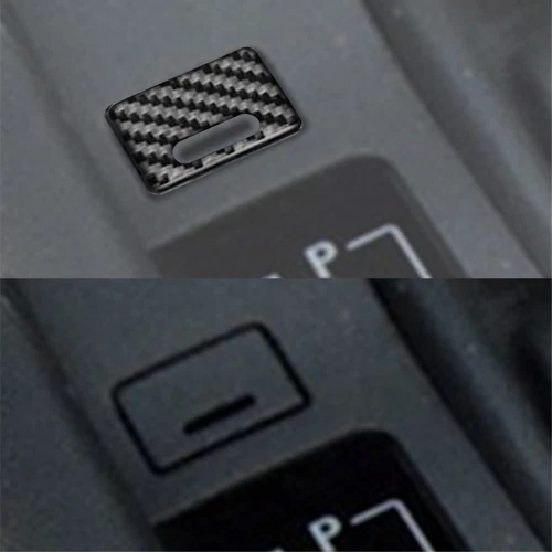 Cubierta de botón de cambio de marcha de fibra de carbono para Lexus RC300 RC350 RC200T 2015-2020 - Imagen 2 de 9