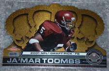2001 CROWN ROYALE ROOKIE JA'MAR TOOMBS 2001 NFL DRAFT PICK CARD #215 108/1750
