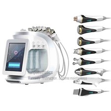 8in1 Hydra Spa Facial Cleansing Face Lift Machine RF Microcurrent BIO Meso Salon