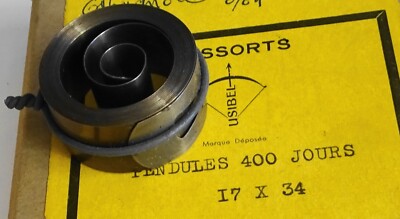 Ressort De Pendule – Diamètre 34 Mm, épaisseur 0.28 Mm, Hauteur 19 Mm – AU COQ