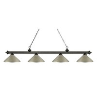 Z-lite 200-4gb-mas Riviera 4-light Island Light W/ Antique Silver Metal Shade on sale Z-lite 200-4gb-mas Riviera 4-light Island Light W/ Antique Silver Metal Shade on sale