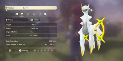 Pokemon Legenden Arceus 6 IV ARCEUS