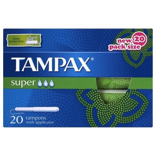 Tampax Tampons Blue Box Super x 20 eBay