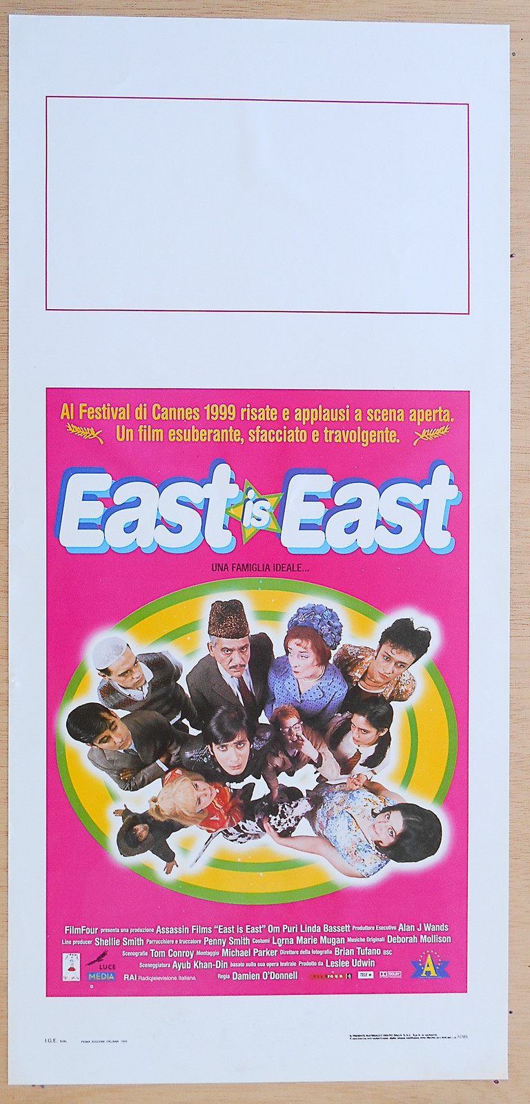 Locandina originale film East Is East (1999) - Regia di Damien O'Donnell