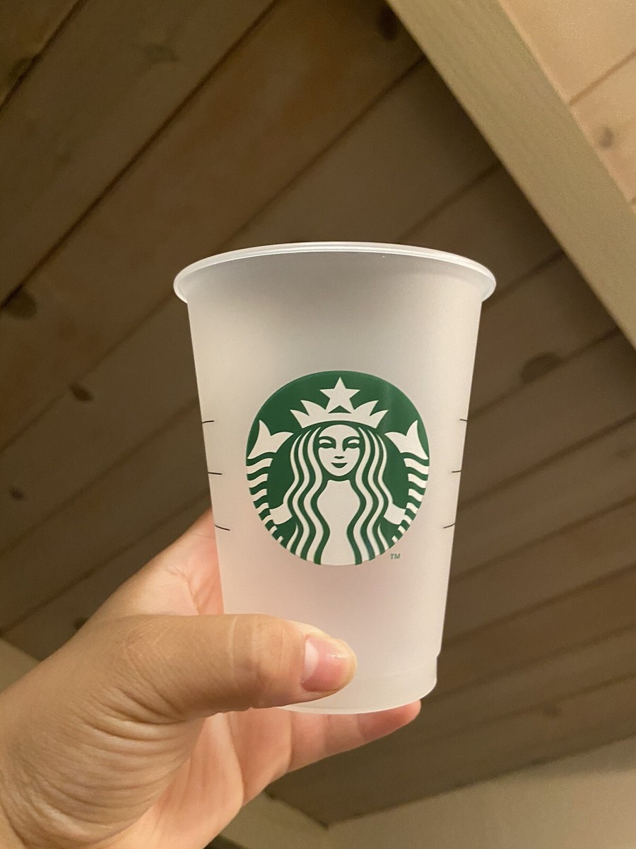 starbucks Reusable (Mini Cup) 16 oz cold cup (4cups)