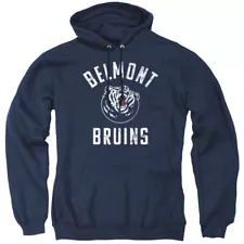 Belmont University Adult Pullover Hoodie Bruins Logo, Navy, S-3XL