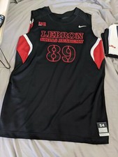 Lebron James Skills Academy Nike Basketball Game Jersey Player Issued PE NBA