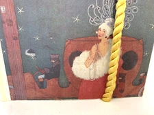 Terra Traditions Photo Album 5x7 100 Keepsake Linen Book Art Deco Lady Vintage