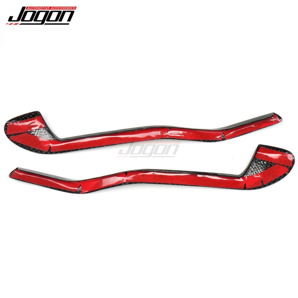 For Lotus Emira 2023-2025 Dry Carbon Fiber Interior Door Handle Lower Strip Trim