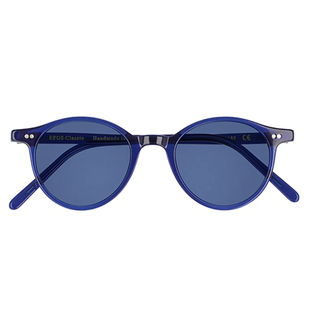 Handmade Italian Sunglasses Epos New Pan BL Blue 46 20 140 with Various Lenses-image