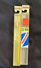 2 Vtg PEPSODENT Toothbrushes In Hard Plastic Cases 1 Gray/1 Yellow Prop MCM