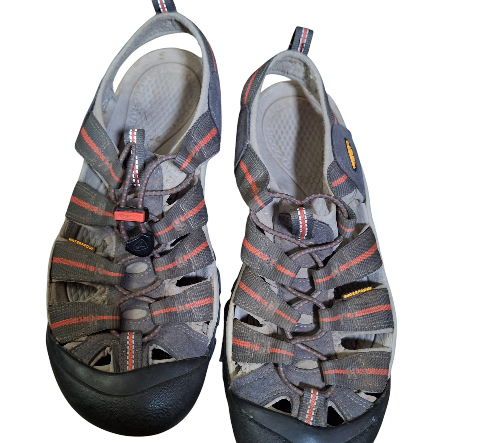 Sandali KEEN Newport H2 punta chiusa uomo taglia 10 grigio scarpe sportive acqua