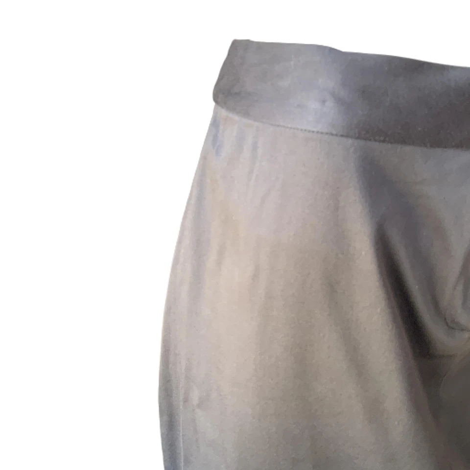 Falda para mujer Bloomingdale's marrón algodón spandex lápiz hasta la rodilla preppy talla 12 Foto 4 de 4