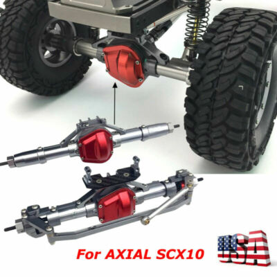 CNC Aluminum Axle Front & Rear Axle For AXIAL SCX10 Honcho 1/10 RC Crawler -US