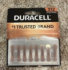 7PK DURACELL 24CT HEARING AID BATTERIES SIZE 312  168 BATTERIES TTL