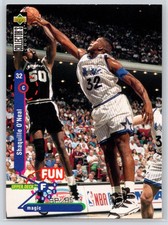 1995-96 UD Collector's Choice Shaquille O'Neal Fun Facts #184 Magic