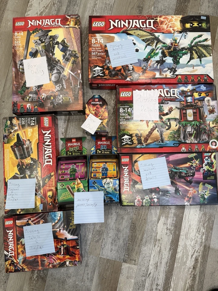 Lote mixto de juegos Lego Ninjago Lego Foto 3 de 3