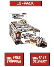 Fit Crunch Protein Bars,  Gluten Free,  Whey Protein Baked Bar,  88g