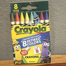 Crayola Crayons Limited Edition With 8 retired colors 1box