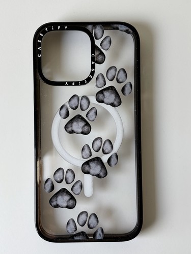 Casetify iPhone 16 Pro Max Paw Prints Impact Case, MagSafe Compatible