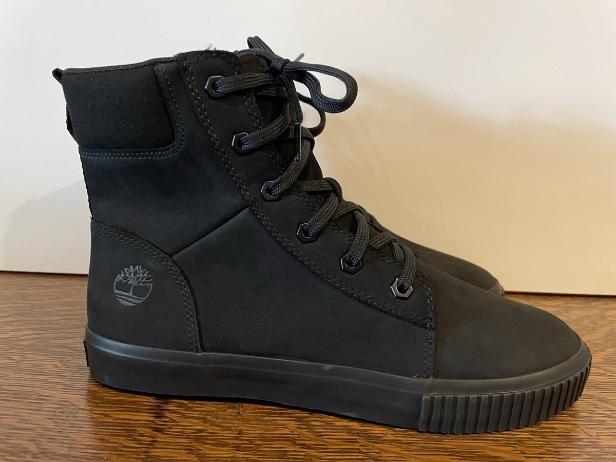 Timberland Women's Skyla Bay 6-Inch Hiking Boot, A2GFT Black Nubuck, New