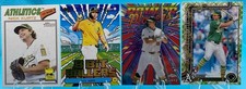 Topps Nick Kurtz Athletics RC 4-Card Lot - Heritage/Chrome/Holiday