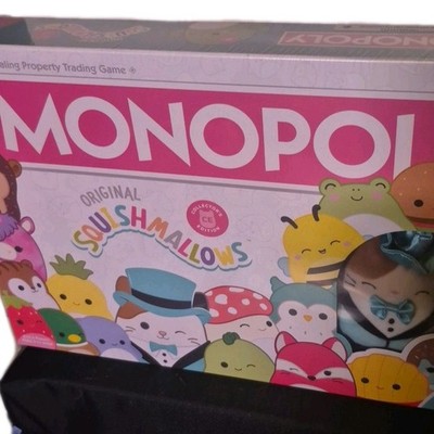 Monopoly Squishmallows Collector's Edition Featuring Cam The Cat Plush - SEALED