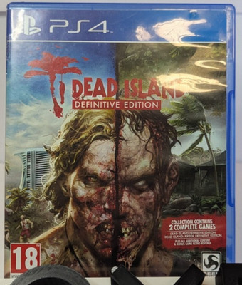 DEAD ISLAND: DEFINITIVE EDITION PS4 - Cleaned, Tested, Working!