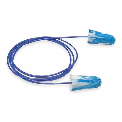 Moldex SparkPlugs Ear Plugs Corded Metal Detectable Foam NRR33dB Blue 100PR