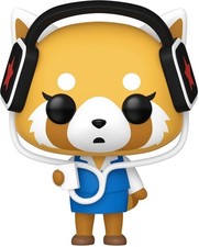 Funko Pop! Figura Vinilo Sanrio: Aggretsuko con Auriculares [Usado Muy Buen Juguete]
