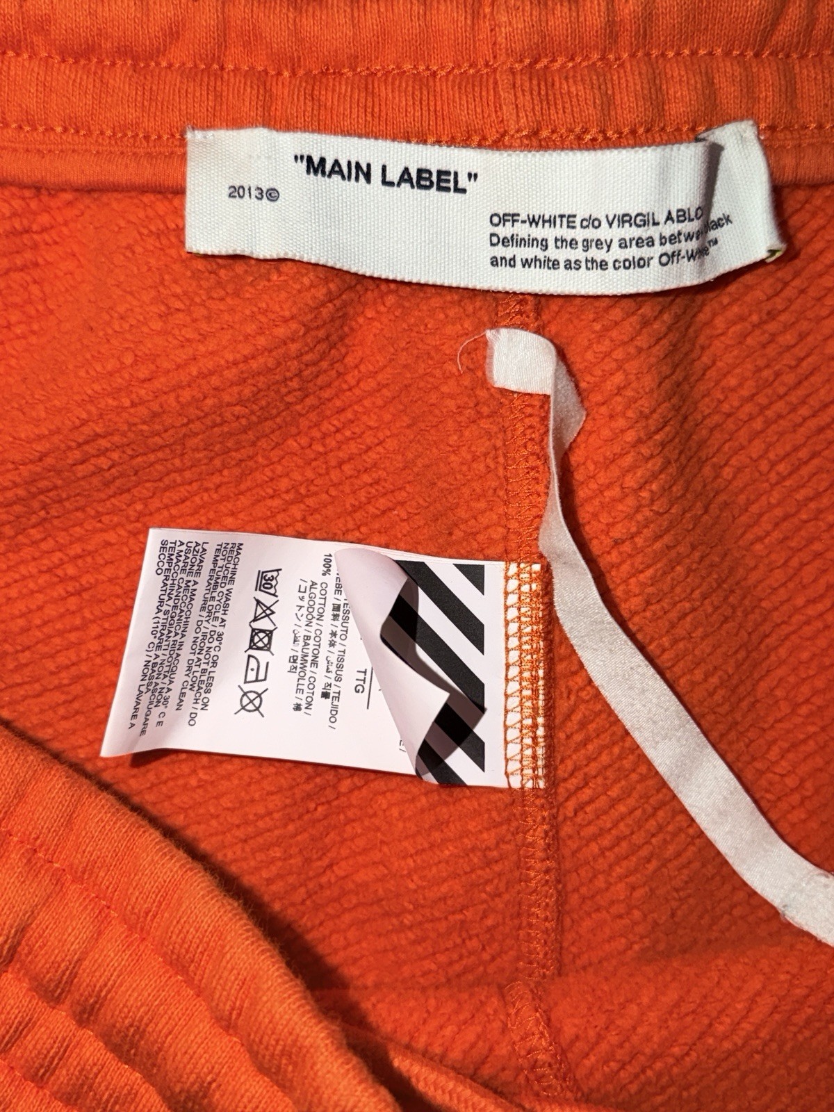 Off-White Logo Drawstring   Sweatpants size 2xl - image 3
