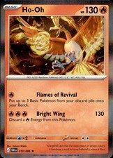 POKEMON HO-OH 010/086 CHAOS RISING RARE HOLO LP
