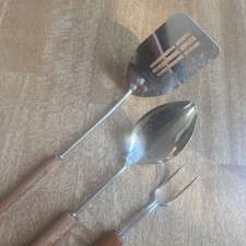 Vintage ANDROCK Campfire Cooking Utensil Set 3 PCS - MADE IN USA