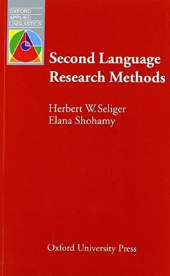 Second Language Research Methods (Ox..., Shohamy, Elana