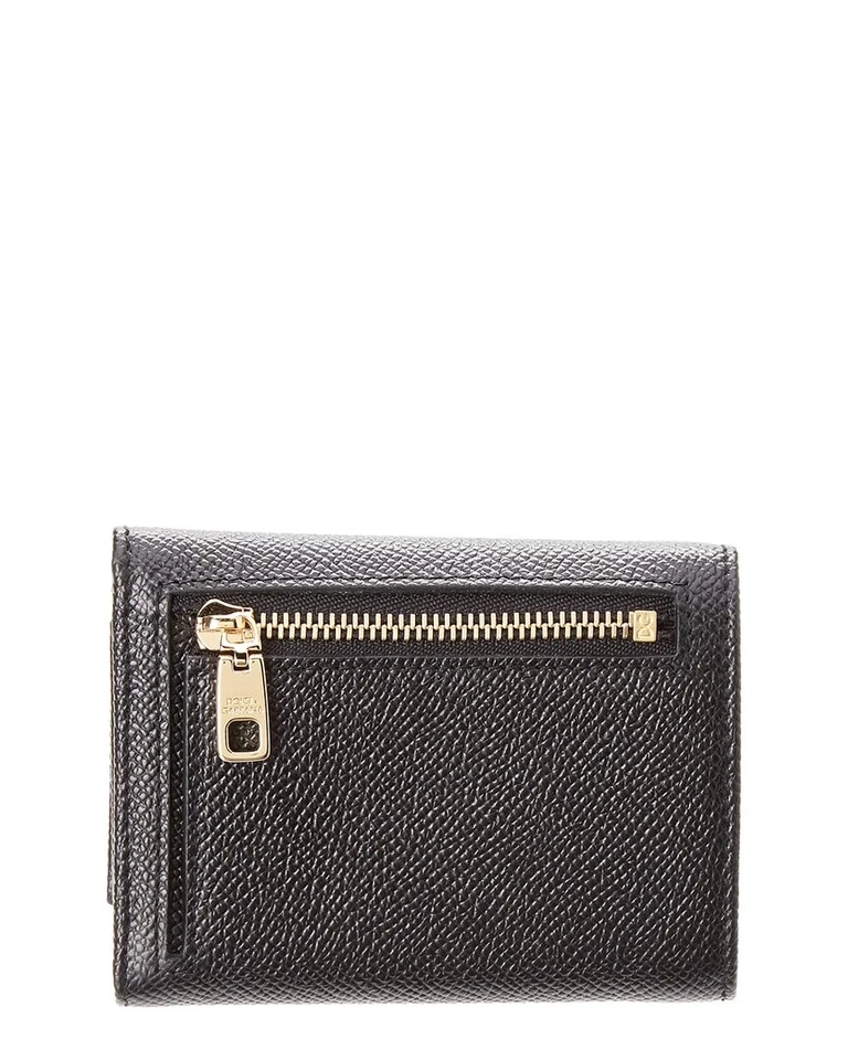 Dolce & Gabbana Dauphine女式皮革翻盖钱包 — 第 2/4 张图片