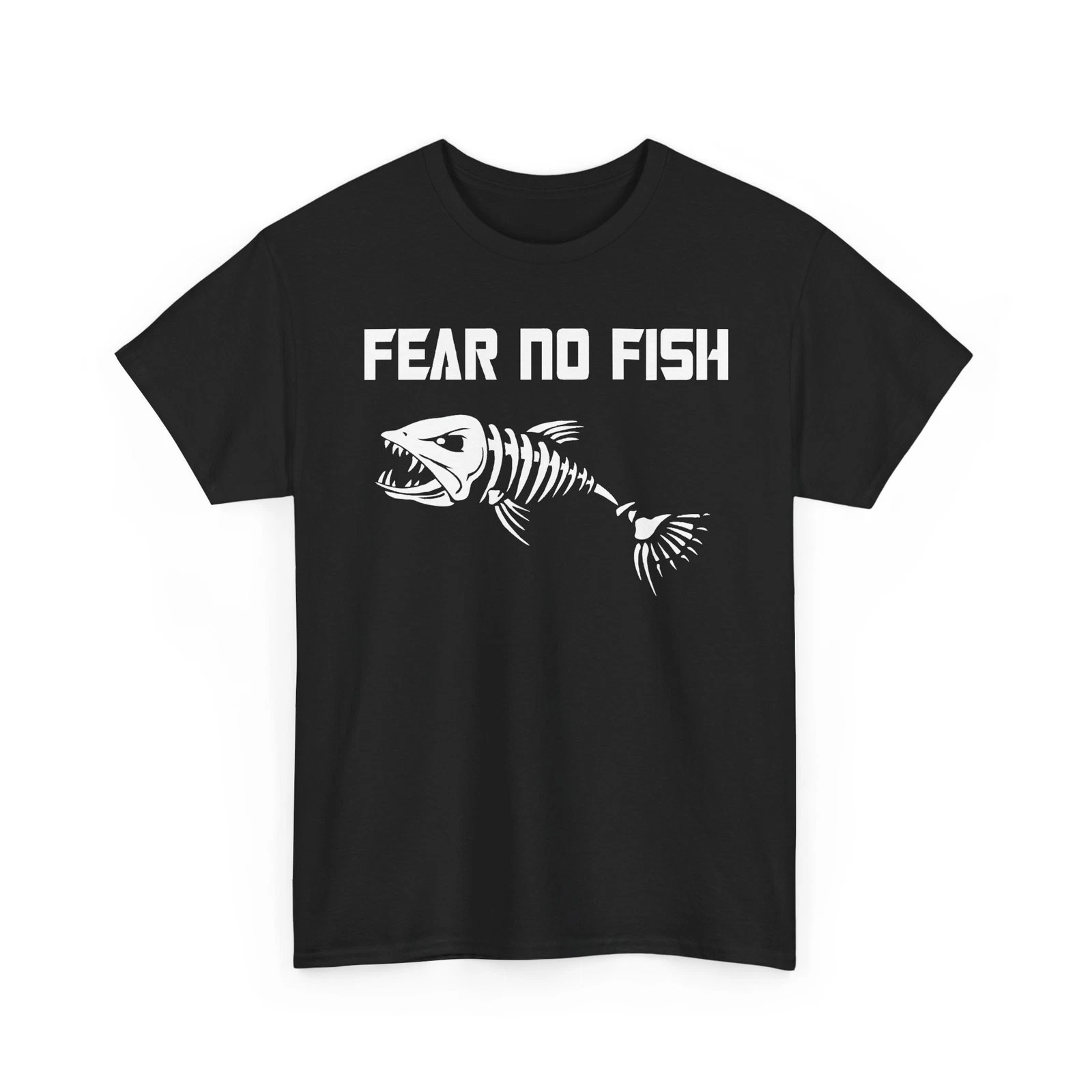 Fear No Fish Bass Fishing Shirt Unisex Heavy Cotton Tshirt
Opens in a new window or tab