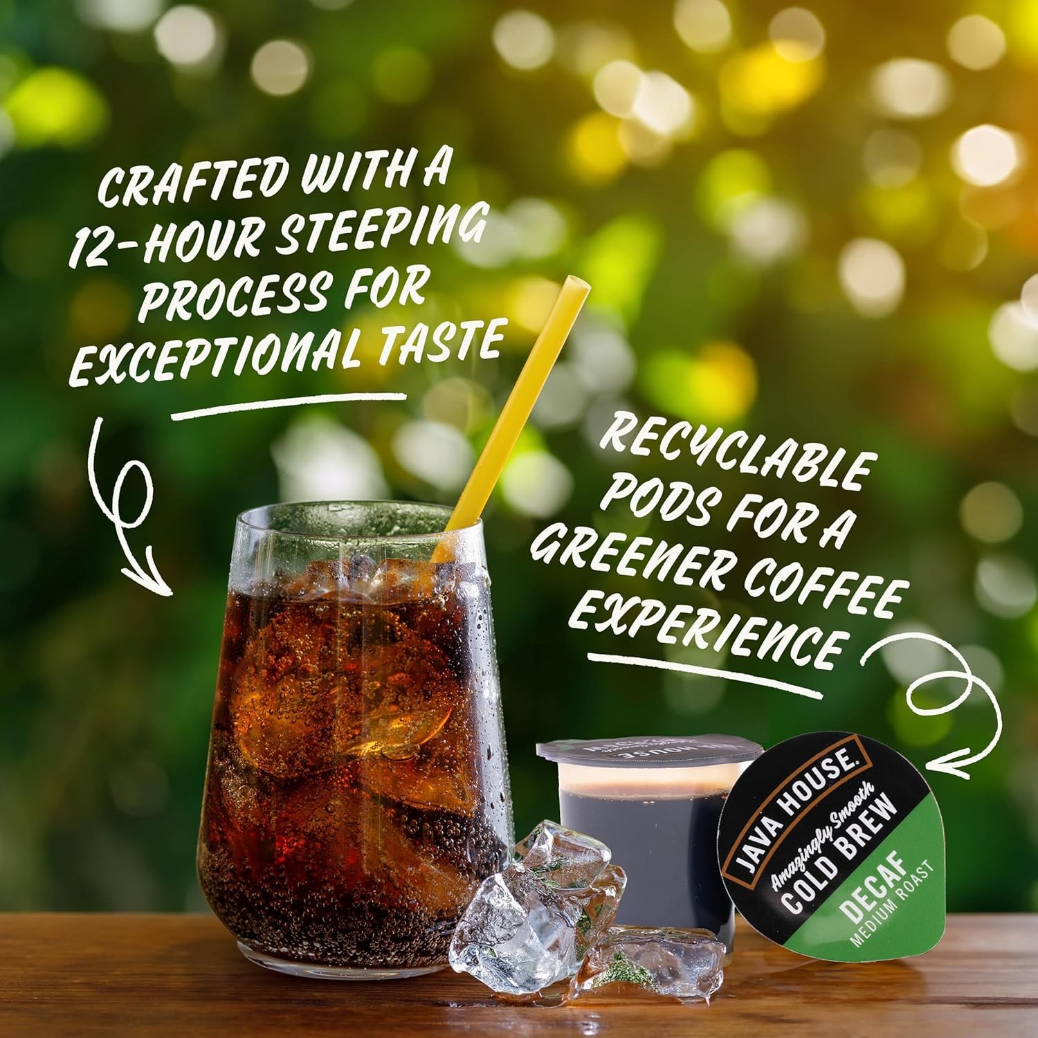 Java House Cold Brew Coffee Concentrate Single Serve 1 Count (Pack of 36)