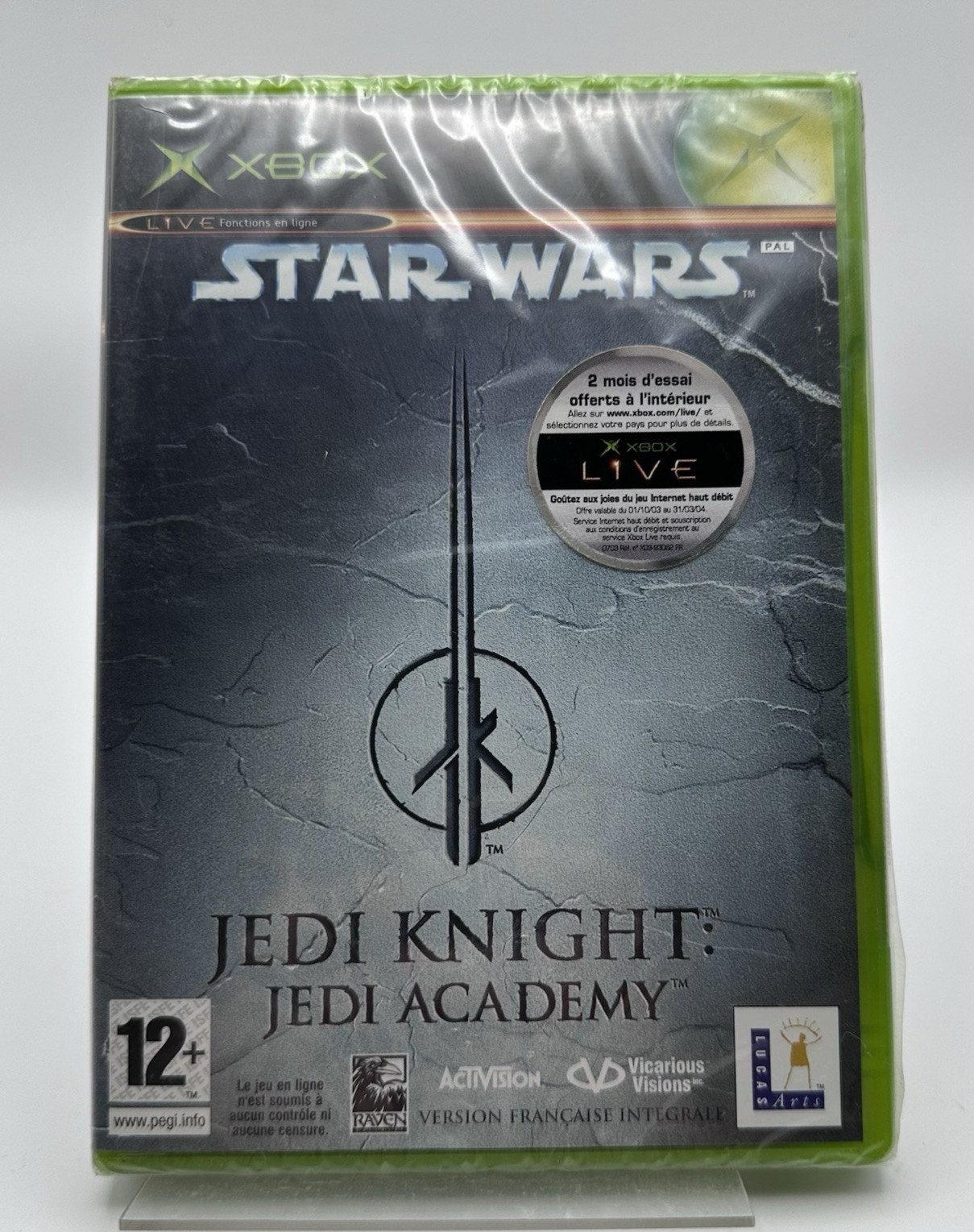 Xbox Star Wars: Jedi Knight-Jedi Academy, UK Pal, Brand New & Factory Sealed