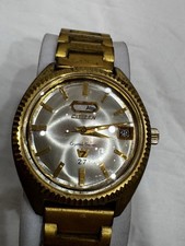 Vtg 1967 Citizen Crystal 7 Seven 27 Jewels Automatic Day Date Gents Watchworking