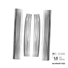 Door Sill Protector Compatible with 2023-2026 23-26 RX Pedal silvery 4-pcs