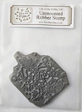 Lili of the Valley Rubber Stamp Christmas bears Destash Craftroom clearout