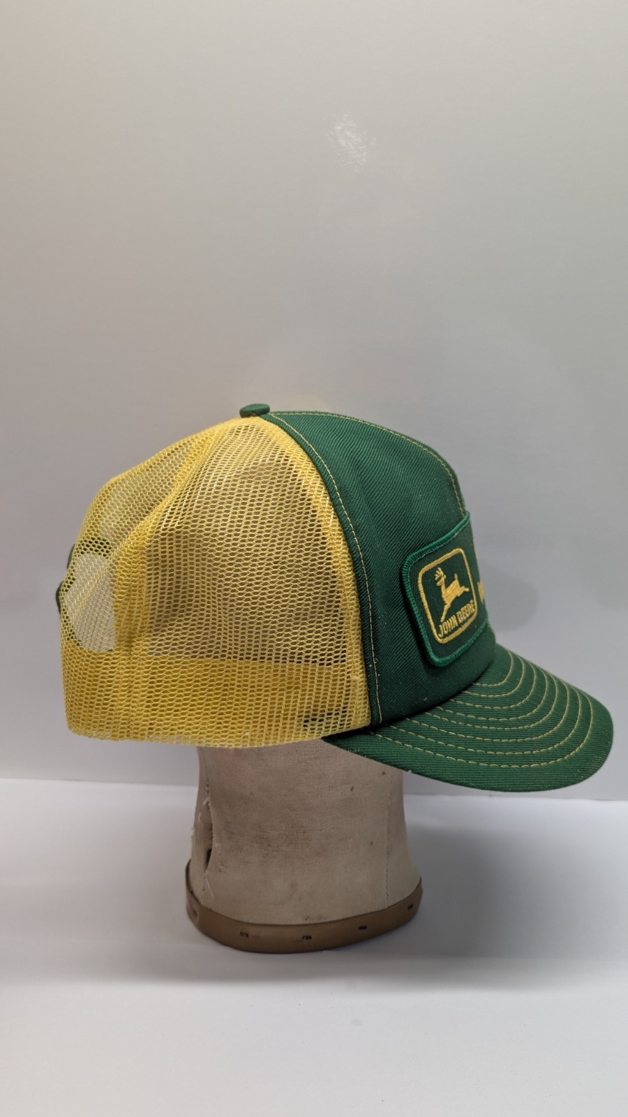 VTG  JOHN DEERE LOUISVILLE MFG.CO MESH PATCH HAT JOHN DEERE QUALITY IMPLEMENTS image 3