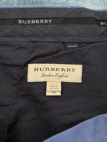 Burberry Men’s Blue Cotton Chino Pants 54 Waist 37” Inseam 33” - Picture 7 of 10