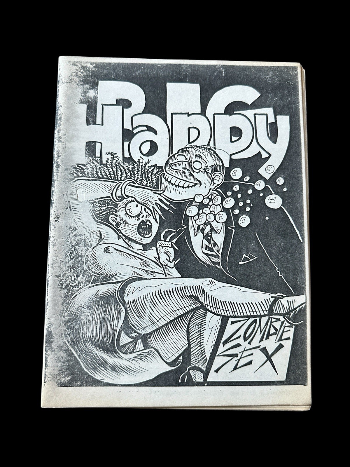Big Happy Comics 1983 Zombie Sex Underground Comix Wayne Quackenbush punk zine