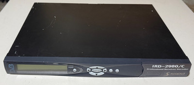 SCOPUS IRD-2980/C PROFESSIONAL BROADCAST IRD DVB-S SATELLITE RECEIVER DECODER