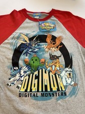 Vintage Y2K 2000 Digimon Digital Monsters T-Shirt Youth Size XL Brand New w/Tags