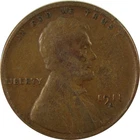 1911 S Lincoln Wheat Cent VF Very Fine Details Penny SKU:I25685